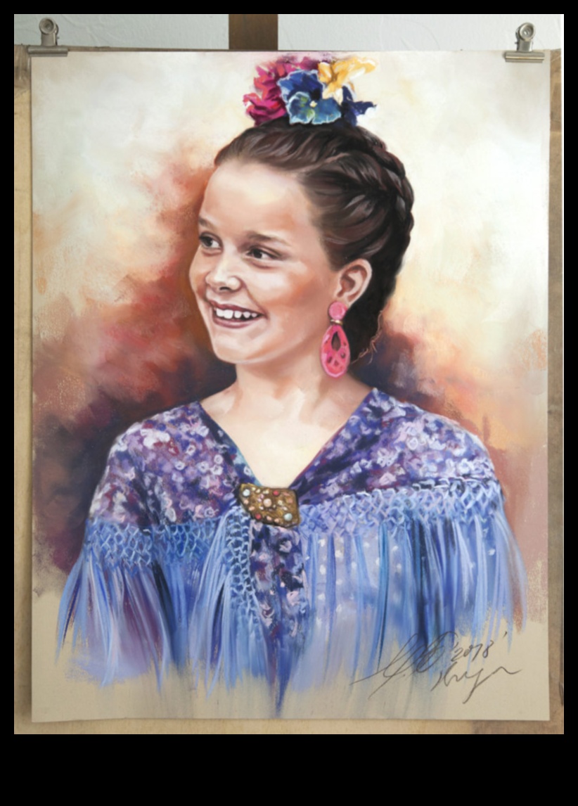 פורטרטים בפסטל: אלגנטיות רכה באמצעות סגנונות צילום עדינים