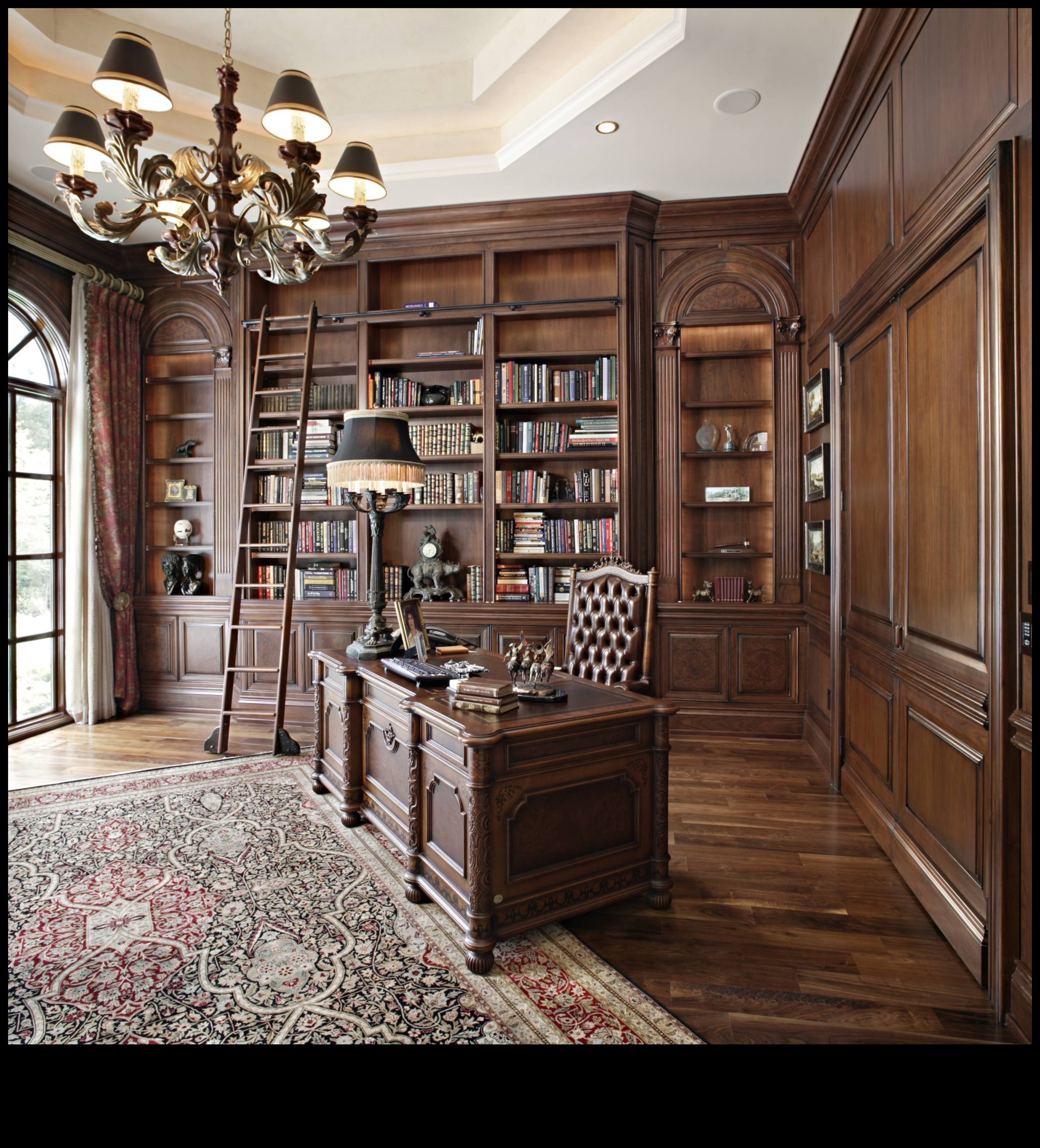 עיצוב משרד ויקטוריאני אלגנטיות לאורך הדורות 2 עיצוב משרדי ויקטוריאני עם אלגנטיות עתיקה