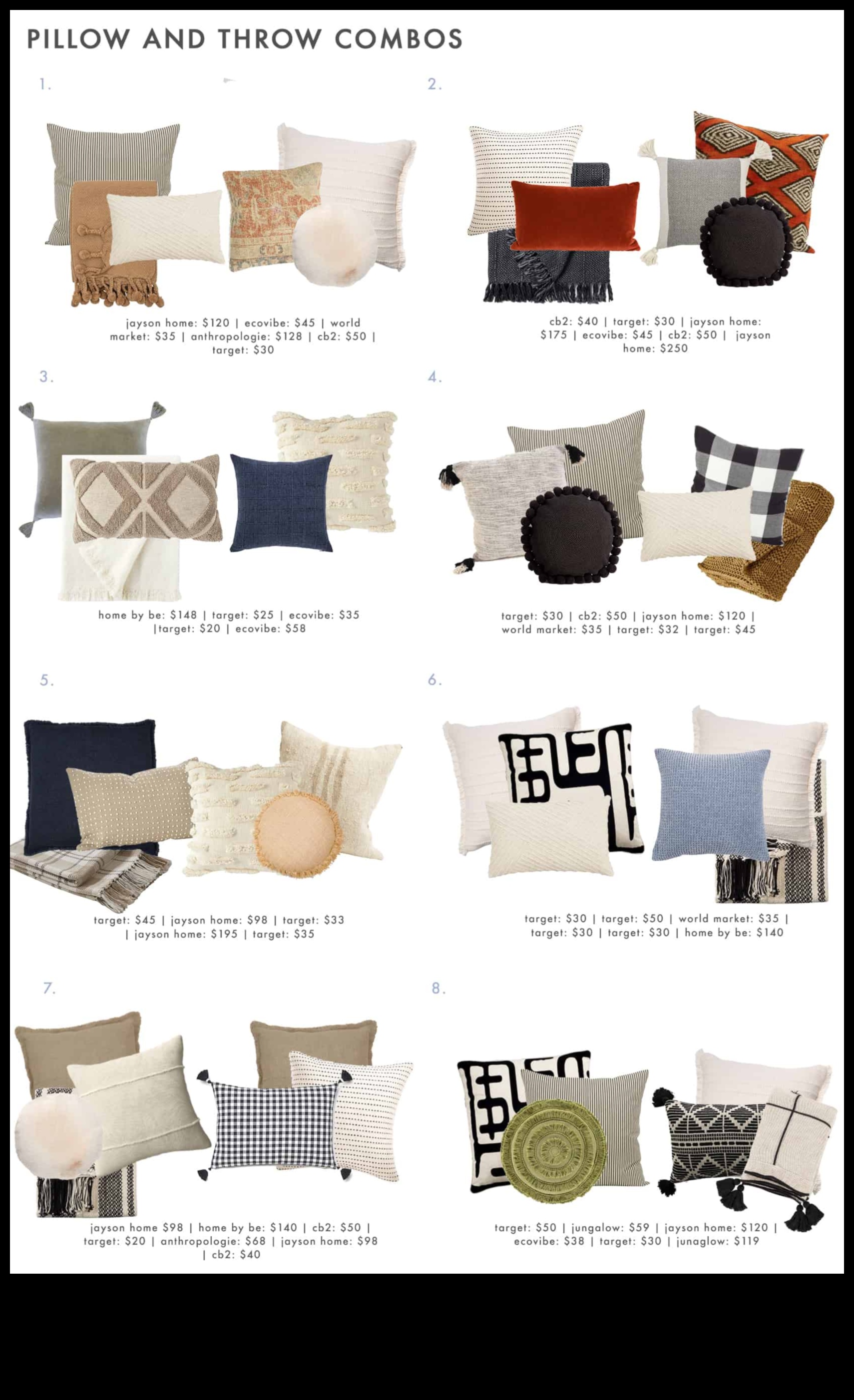 דרכים יצירתיות לסדר כריות