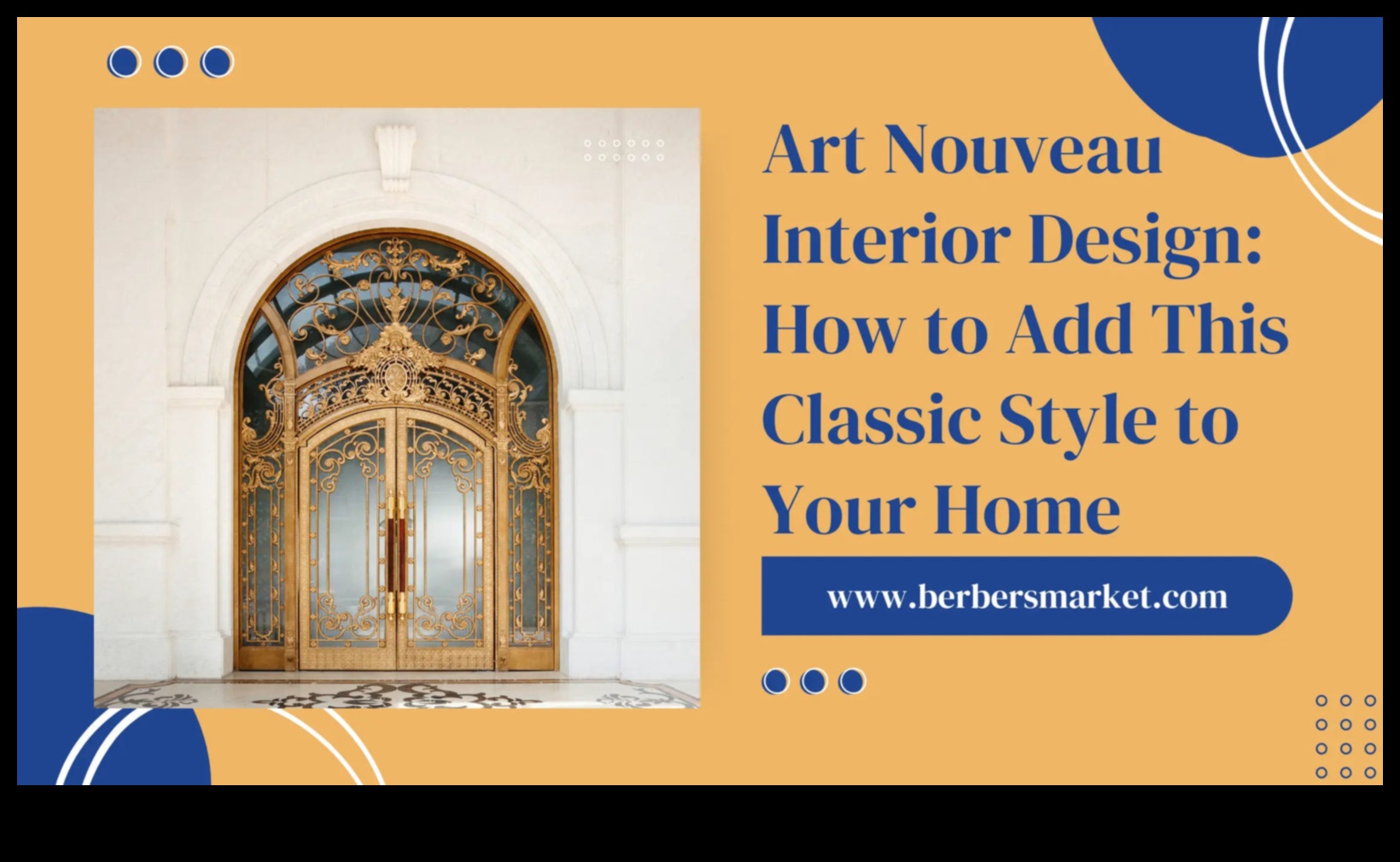 עיצוב הבית בהשראת ארט נובו