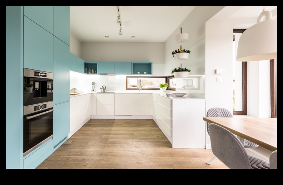 מהם כמה רעיונות לעיצוב מטבח סקנדינבי עם לוח צבעים ניטרלי?