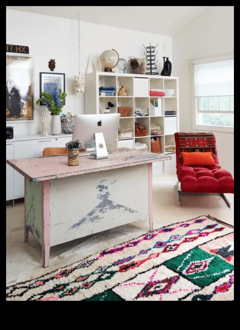 Boho Office Decor 5 דרכים להביא את האווירה הבוהמית לסביבת העבודה שלך 2 האם אתה יכול להציע רעיונות לעיצוב משרדי של Boho למשרד ביתי עם נגיעה גלובלית?
