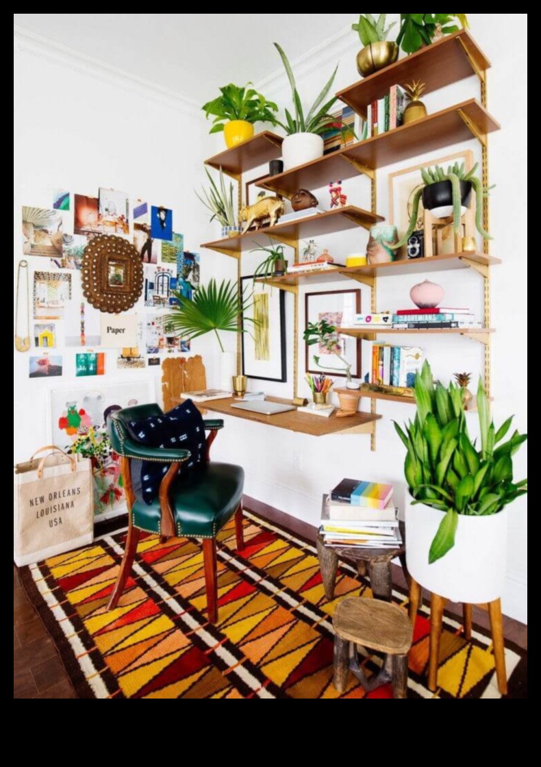 Boho Office Decor 5 דרכים להביא את האווירה הבוהמית לסביבת העבודה שלך 3 האם אתה יכול להציע רעיונות לעיצוב משרדי של Boho למשרד ביתי עם נגיעה גלובלית?
