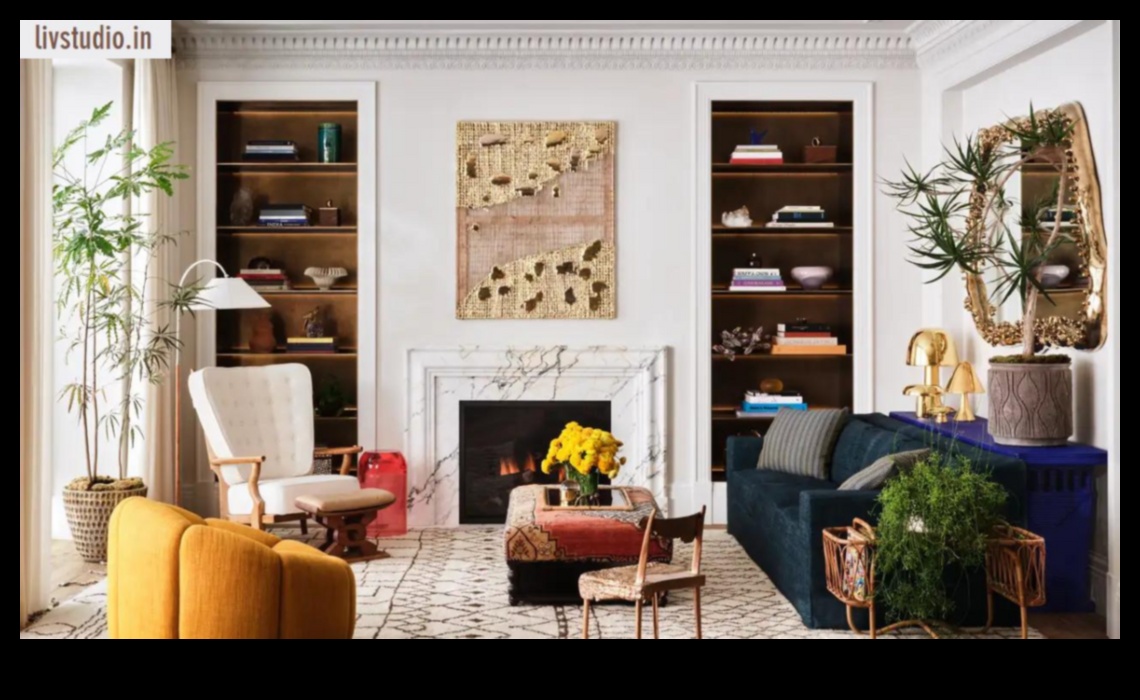 איך אני יכול לשלב מספר קונספטים של קישוט בחלל אחד?