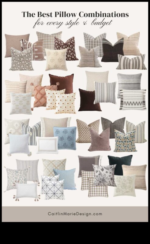 דרכים יצירתיות לסדר כריות